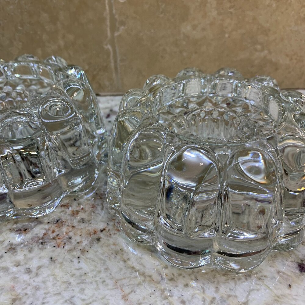 Vintage Princess House Set Crystal Candle Holders
